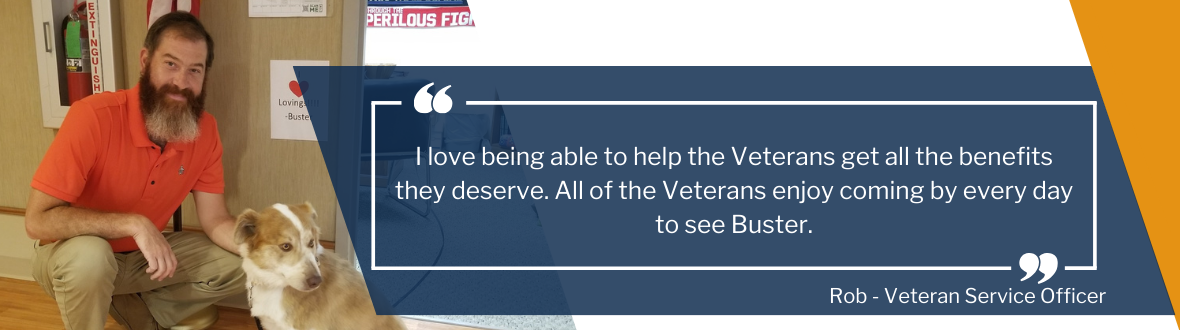 Rob veteran service officer quote